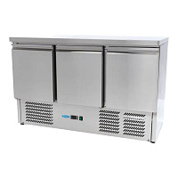MAXIMA Холодильний стіл 400 л 137 см 3- дверний 09400435